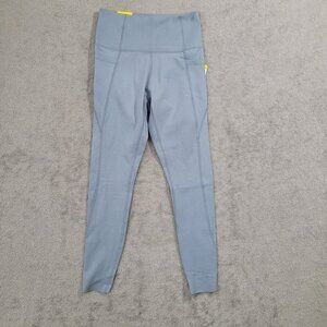 NEW Danskin High Women's S Rise Brushed Blue Legging